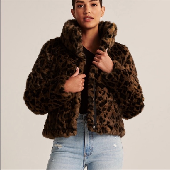 Abercrombie faux fur mini puffer - Picture 4 of 4